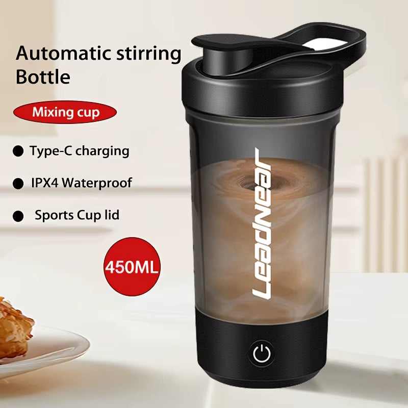 USB Charging Automatic Mixing Cup Protein Powder Shaker Bottle Waterproof Mute Portable Multi-Function Coffee Cup Milk Cup Mug