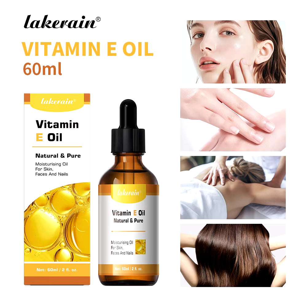 Vitamin E Oil Blend Natural Hexane Free Provides Intense Moisturization and Antioxidant for Scars Skin Face &Full Body