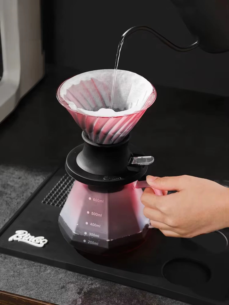 Smart Cup Hand-Brewed Coffee Maker Set Filter Cup Drip Coffee Sharing Pot Household Brewing Utensils