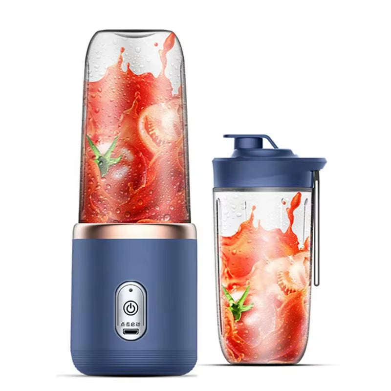 1Pc Handheld Blender Bottle 6 Blades Multifunction Juice Blender Fresh Juice Smoothie Ice Crushcup Food Pro Juicer Machine