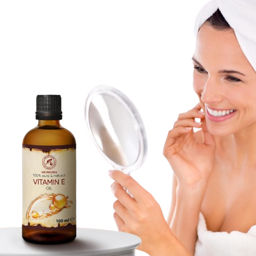 Natural Vitamin E Oil Blend – Hexane-Free, Deep Moisturization & Antioxidant Support for Scars, Skin, Face & Body