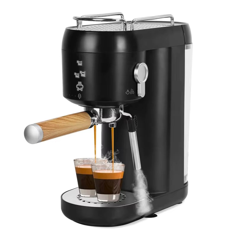 Professional Espresso Coffee Maker Electric Italian Coffee Machine 15 Bar Automatic Milk Frother Cappuccino Latte Espresso Maker