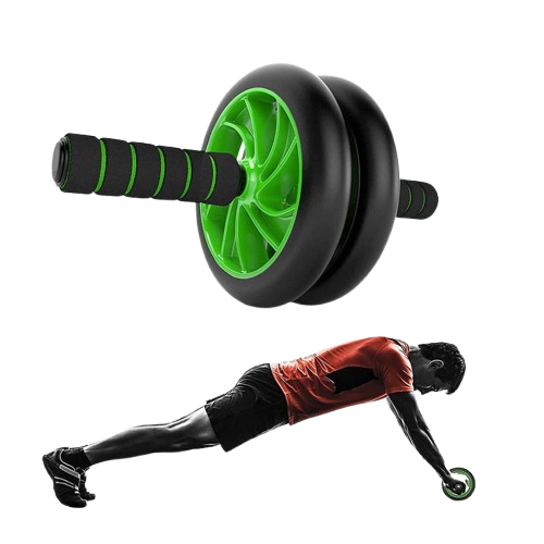 PowerRoller Abdominal Trainer – Non-Slip, High Load Bearing for Ultimate Core Strength!"