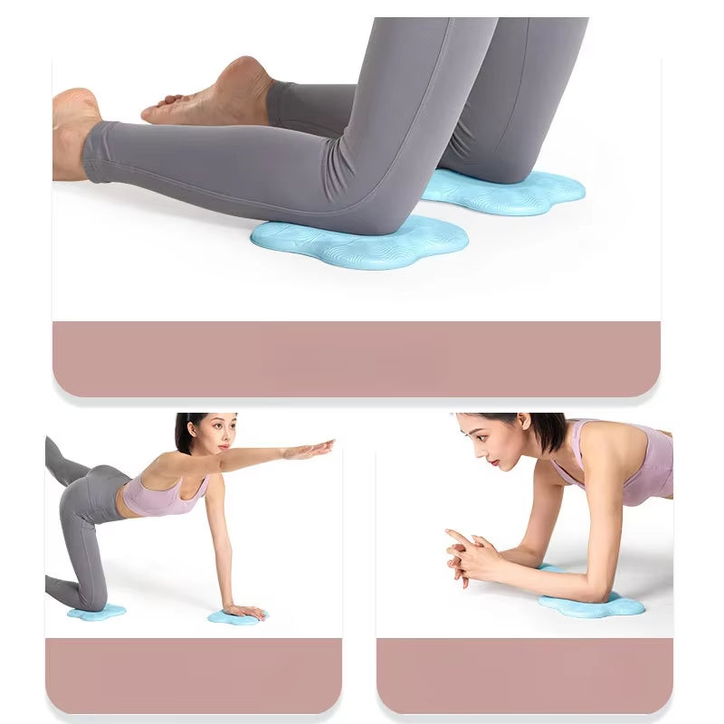 Thicken Yoga Knee Pad Cushion Wrist Hips Hands for Leg Arm Elbows Balance Exercise Fitness Pilates Yoga Mat Plank TPE Mat