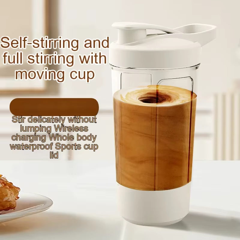 USB Charging Automatic Mixing Cup Protein Powder Shaker Bottle Waterproof Mute Portable Multi-Function Coffee Cup Milk Cup Mug