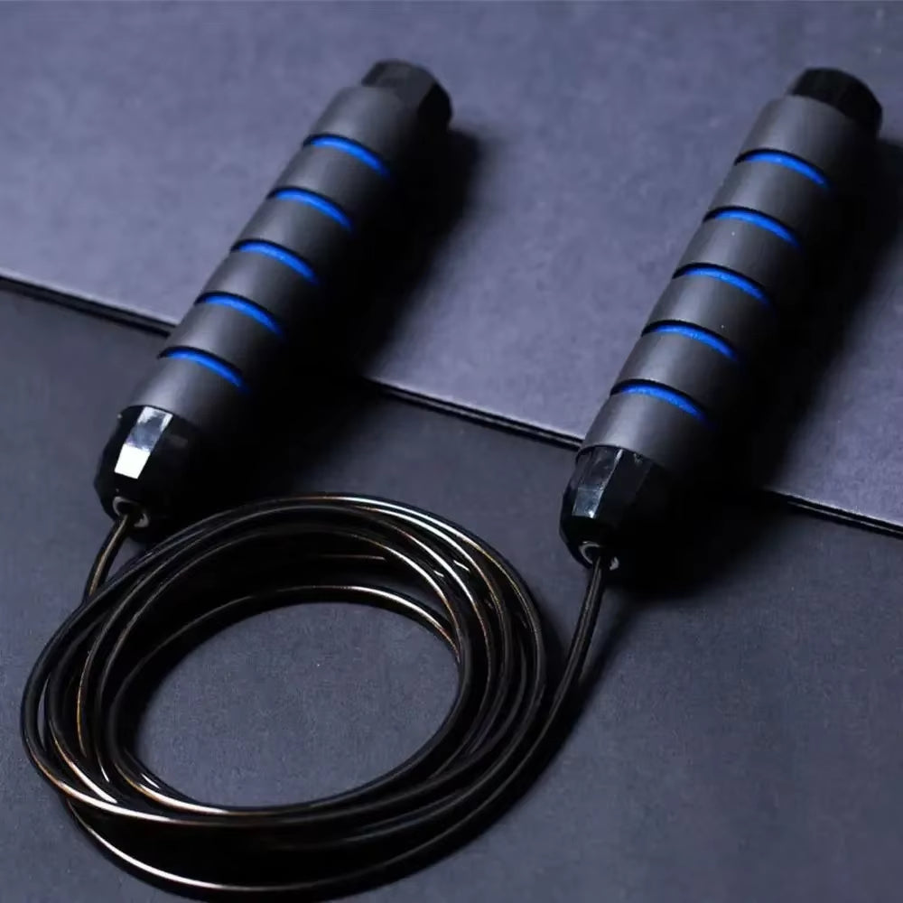 Weighted Professional Crossfit Jump Ropes Fitness Boxing Training Skipping Rope Gym Workout Exercise Jumprope Home Equipment