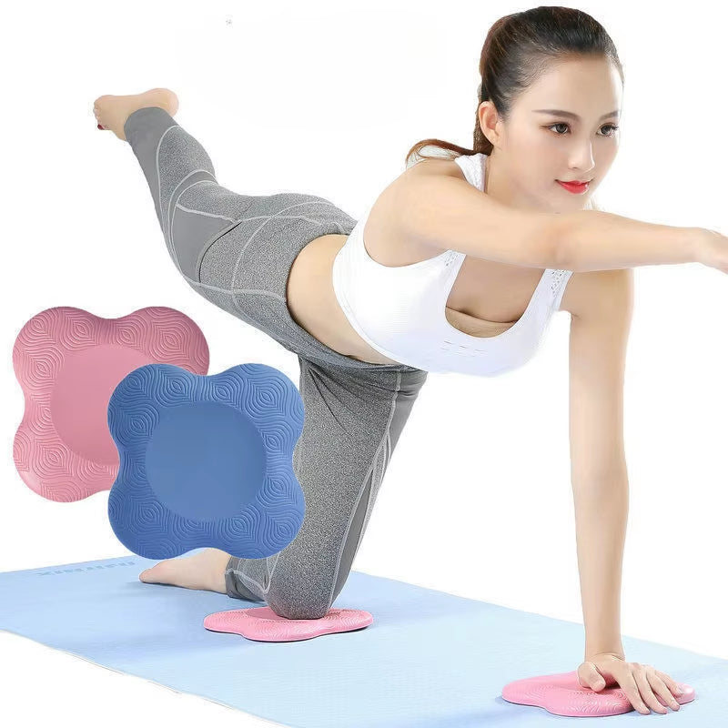 Thicken Yoga Knee Pad Cushion Wrist Hips Hands for Leg Arm Elbows Balance Exercise Fitness Pilates Yoga Mat Plank TPE Mat