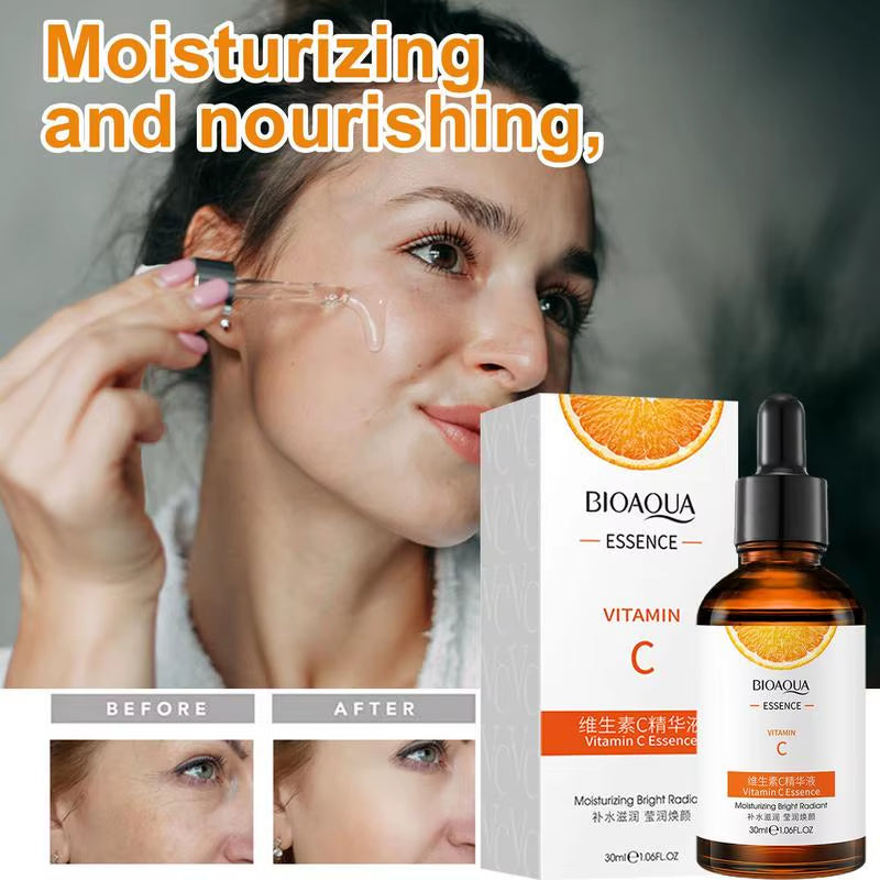 30Ml Vitamin C Serum for Face Moisturizing Brightens Skin Repair Smooth Facial Essence Serum Facial Care Skincare Products